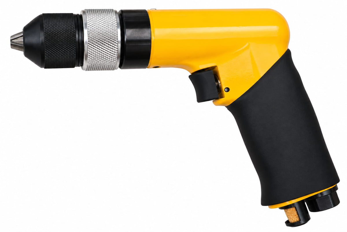 Pistol Grip Air Drill Keyless Chuck